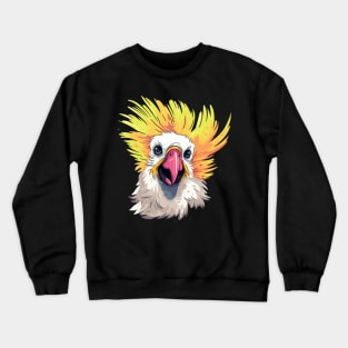 Cockatoo Smiling Crewneck Sweatshirt